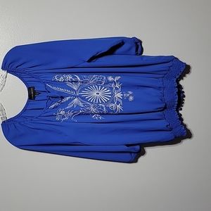 Lane Bryant Women's shirt- size 22/24 - Festival, beachy, coastal grandma, baggy